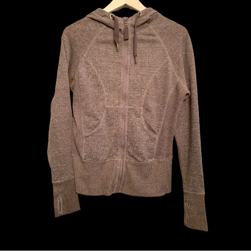 Zella from Nordstrom zip up grey hoodie.